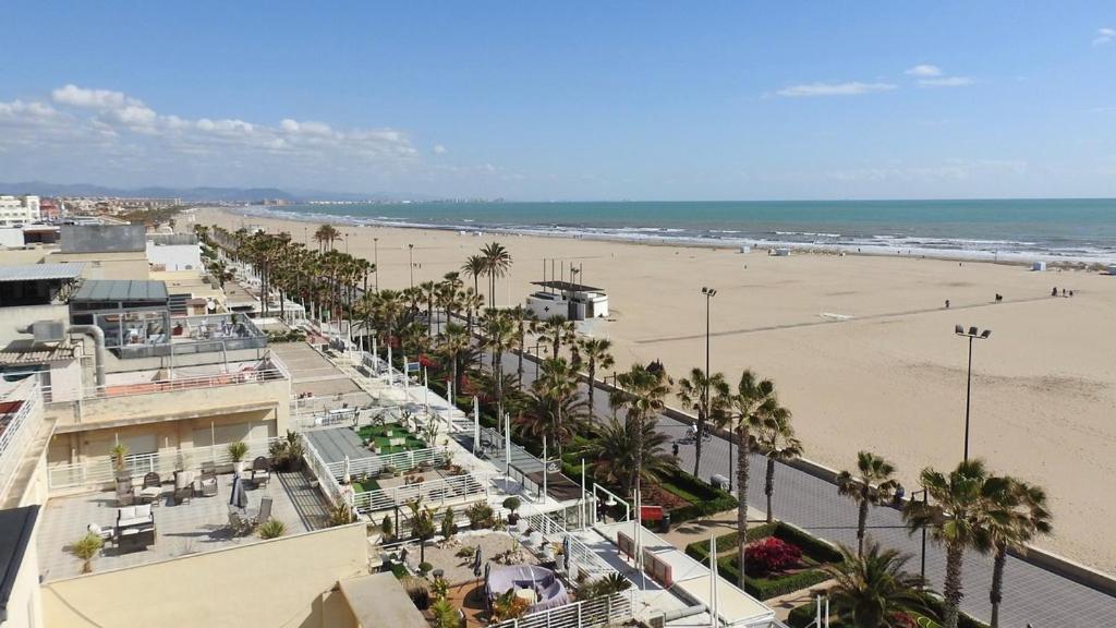 Apartamento Playa Valencia Beach Bagian luar foto